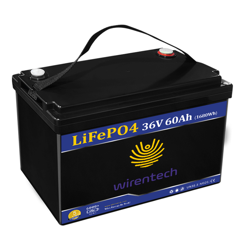 WIRENTECH Batería de litio recargable 36v 60Ah para furgoneta